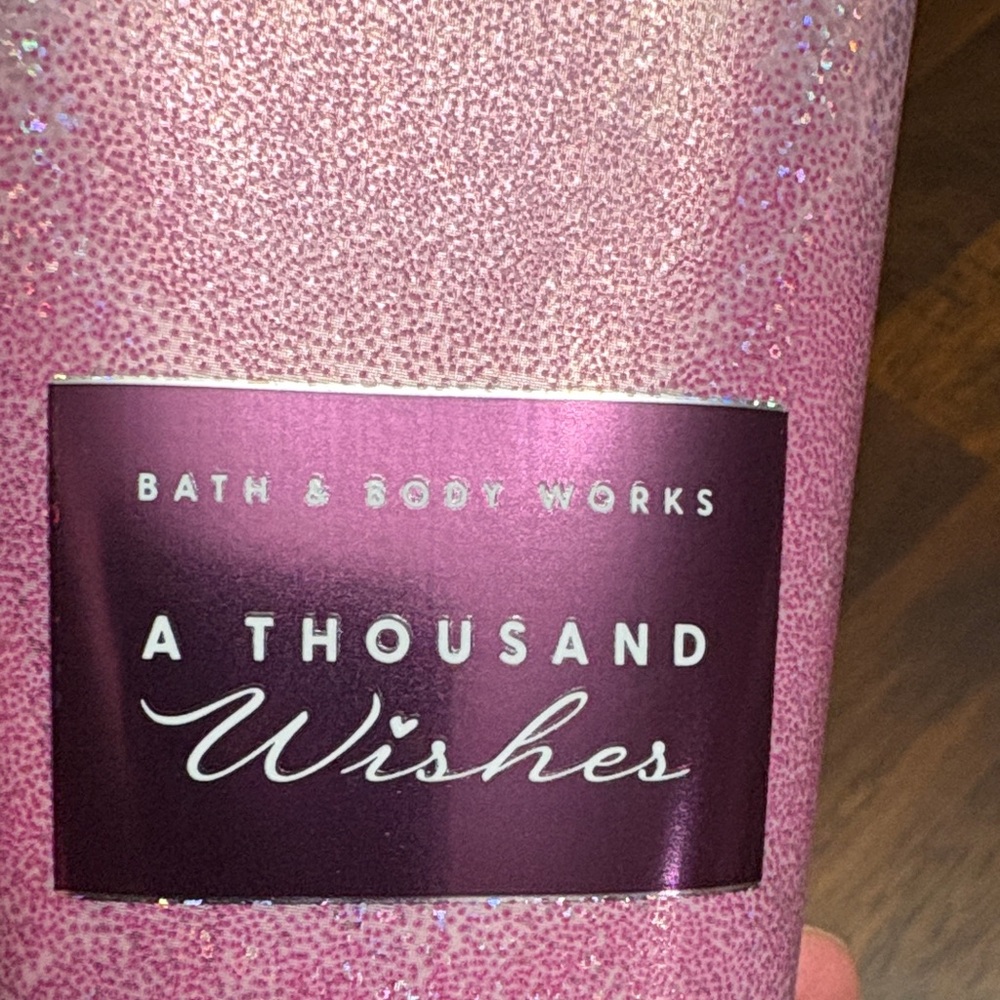 Bath & Body Works A Thousand Wishes Body Cream - Pink and White - Picture 3 of 6